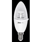                  Лампа светодиодная LED 7Вт E14 220В 4000К PLED- DIM C37 CLEAR свеча | 1035370 | Jazzway
               