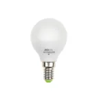 Лампа светодиодная LED 5Вт E14 400Лм теплый матовая шар 230V/50Hz ECO