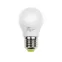 Лампа светодиодная LED 5Вт E27 400Лм теплый матовая шар 230V/50Hz ECO