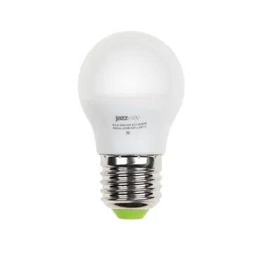 Лампа светодиодная LED 5Вт E27 400Лм теплый матовая шар 230V/50Hz ECO