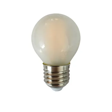 Лампа сетодиодная декоративная LED 8w E27 3000K шар матовый филамент 230/50 Jazzway