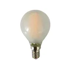 Лампа сетодиодная декоративная LED 8w E14 4000K шар матовый филамент 230/50