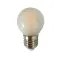 Лампа сетодиодная декоративная LED 8w E27 4000K шар матовый филамент 230/50