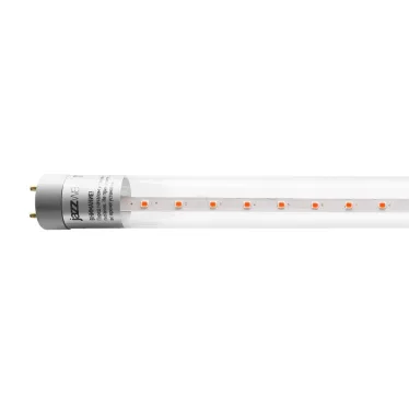 Лампа светодиодная LED 8Вт Т8 для растений прозрачная 600 мм G13