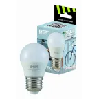                  Лампа светодиодная LED 12Вт E27 5000K шар 230/50
               