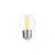 Лампа сетодиодная декоративная LED 6w E27 4000K шар прозрачный филамент 230/50 Jazzway