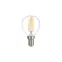 Лампа сетодиодная декоративная LED 6w E14 4000K шар прозрачный филамент 230/50