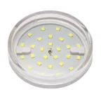 Лампа светодиодная LED 6Вт GX53 220В 5000К PLED- ECO-GX53 CLEAR таблетка (плоский цилиндр) | 2852090 | Jazzway