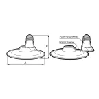 Лампа светодиодная LED высокой мощности 55Вт 4000К 4600Лм E27 85-265V UFO