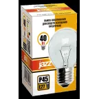 Лампа накаливания ЛОН  40Вт Е27 240В P45 clear | 3320263 | Jazzway