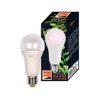 Лампа светодиодная LED 15Вт A60 Е27 прозрачная ( для растений)