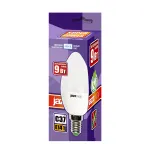 Лампа светодиодная LED 9w E14 4000K свеча