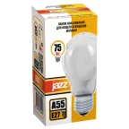 Лампа накаливания A55 240V 75W E27 frosted