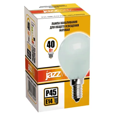 Лампа накаливания P45 240V 40W E14 frosted