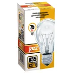 Лампа накаливания A55 240V 75W E27 clear (Б 230-75-5)