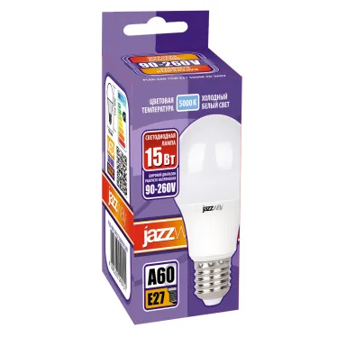 Лампа светодиодная LED 15Вт E27 белая матовая груша