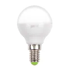 Лампа светодиодная LED 9w E14 4000K шар Jazzway