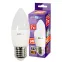 Лампа светодиодная LED 7w E27 4000K свеча 230/50 Jazzway