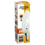 Лампа накаливания B35 240V 40W E14 clear