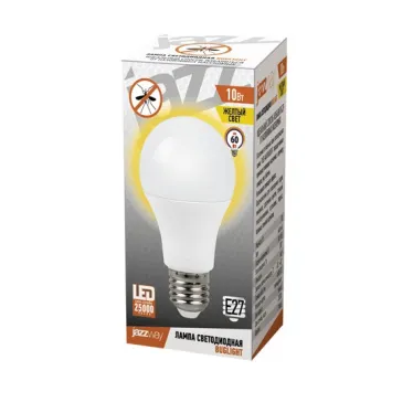 Лампа светодиодная LED 10Вт Е27 A60 BUGLIGHT 540Лм холодный белый