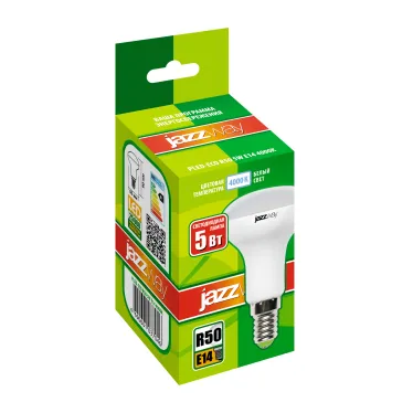 Лампа светодиодная рефлекторная LED 5Вт R50 E14 400Лм белый 230V/50Hz ECO