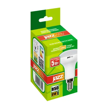 Лампа светодиодная рефлекторная LED 5Вт R50 E14 400Лм теплый 230V/50Hz ECO