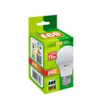 Лампа светодиодная LED 11w E27 теплый матовый груша