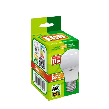 Лампа светодиодная LED 11w E27 теплый матовый груша