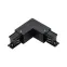 Коннектор черный внутр. L-образн. для 3Ф шинопровода 3P PTR CL-BL INT JazzWay