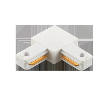 Коннектор белый (пластик) L- обр. PTR P CL-WH