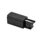 Коннектор черный правый сетевой для 3Ф шинопровода 3P PTR EC-BL Right JazzWay