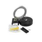 Подвес для 3Ф шинопровода черный 3P PTR S-2m BL JazzWay