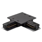 PTR/R CL-BL Коннектор чёрный L-обр. для встраиваемого шинопровода Jazzway