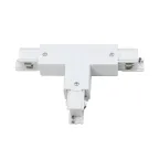 Коннектор белый правый внешн. T-образн. для 3Ф шинопровода 3P PTR CT-WH R/OUT JazzWay