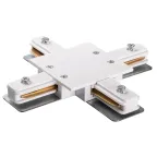 PTR/R CX-WH Коннектор белый X -обр. для встраиваемого шинопровода Jazzway