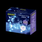                  Гирлянда декоративная питание от ЭП  DC-G03-120W, 120 бел. microLED, 12.1 м., 8 реж., 3xAA, IP44 | .5047839 | ФАZА
               