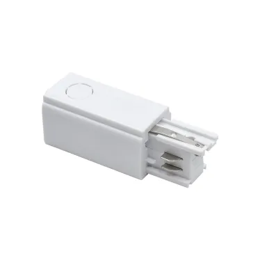 Коннектор белый правый сетевой для 3Ф шинопровода 3P PTR EC-WH Right JazzWay