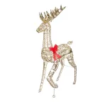                  Светодиодная фигура Олень 180см, цвет свечения теплый белый, питание от трансформатора, IP44
               