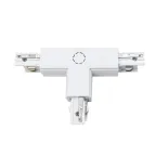 Коннектор белый левый внешн. T-образн. для 3Ф шинопровода 3P PTR CT-WH L/OUT JazzWay