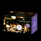 Гирлянда декоративная сетевого подключения  AC-G02-80Y, 80 желт. LED, 8.8 м., 8 реж., 220В | .5047693 | ФАZА