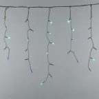                  Бахрома светодиодная с эффектом мерцания 10м Соединяемая 480 светодиодов Разноцветный свет Провод прозрачный ULD-B10005-480/TTK MULTI IP44
               