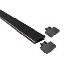                  Шинопровод низковольтный черный 1м MTR16 1M-BL с токоподводом и заглушкой  JazzWay
               