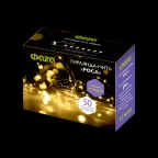                  Гирлянда декоративная питание от ЭП  DC-G03-50Y, 50 желт. microLED, 5.1 м., 8 реж., 3xAA, IP44 | .5047853 | ФАZА
               