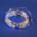                  Гирлянда светодиодная на батарейках 3AA (не в/к) Роса 10м 100 светодиодов Разноцветный свет Провод медный ULD-S1000-100/SCB/3AA MULTI IP20 DEW
               