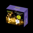                  Комплект гирлянд декоративных, питание от ЭП  DC-G05-20YS4, комплект 4 шт., желт. 20 LED, 2xCR2032, IP20 | .5048034 | ФАZА
               