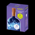                  Комплект гирлянд декоративных, питание от ЭП  DC-G04-20WS4, комплект 4 шт., Пробки, бел., 20 LED, 3xAG13, IP20 | .5047952 | ФАZА
               