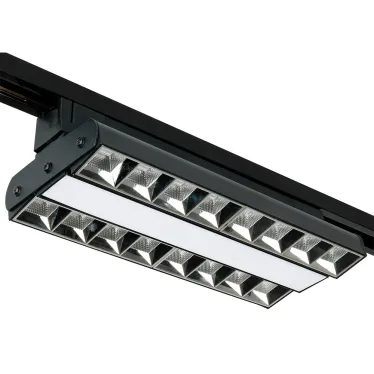 Светильник светодиодный трековый на шинопровод черный ДПО-60Вт IP40 3000К PTR 1732