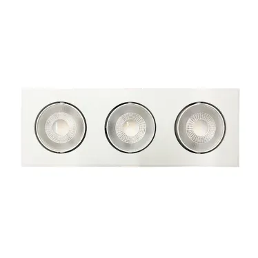 Светильник светодиодный ДВО-413 3x8W 4000K 55° белый карданный IP40  JazzWay