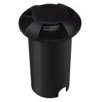 Светильник светодиодный грунтовый встраиваемый ДВУ- 2w 4000K Black IP65 PGR R60/4