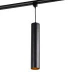                  Светильник светодиодный трековый на шинопровод ДПО-10Вт 4000К 600Лм 30 град. BL (чёрный) на подвесе (1м) IP40
               